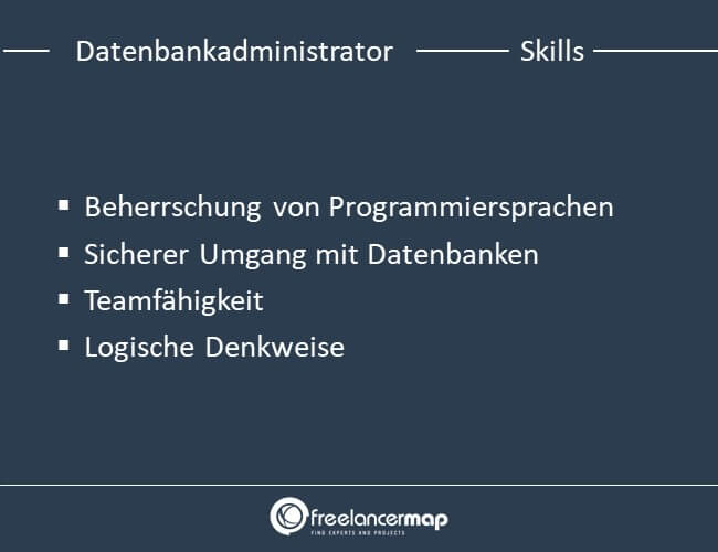 Skills eines Datenbankadministrators