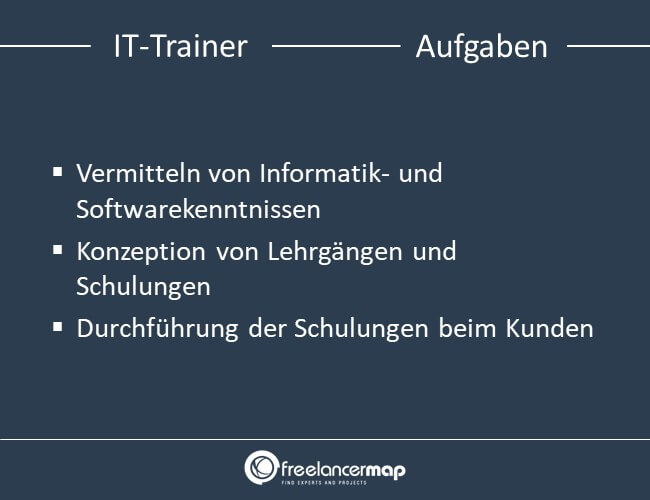 Aufgaben eines IT-Trainers