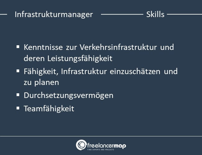 Skills eines Infrastrukturmanagers