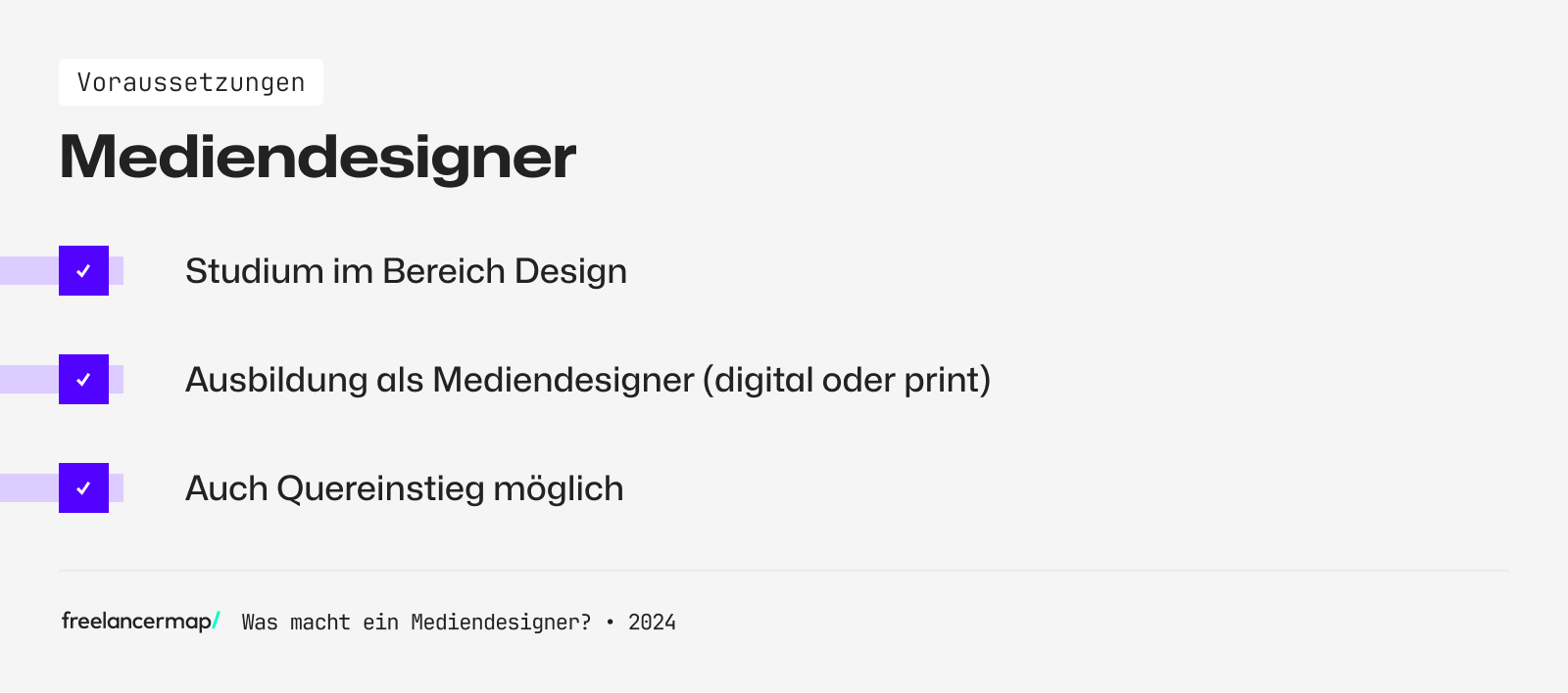 Voraussetzungen um Mediendesigner zu werden