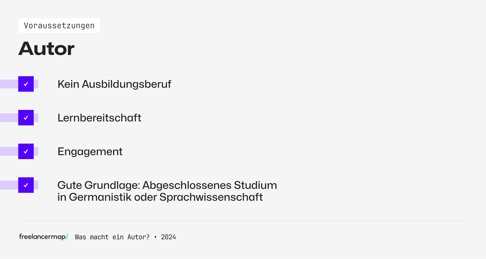 Voraussetzungen, um Autor zu werden