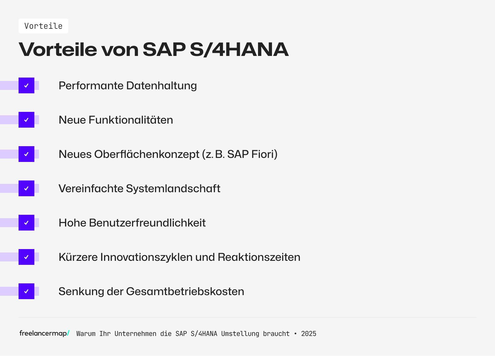 Vorteile SAP S/4HANA