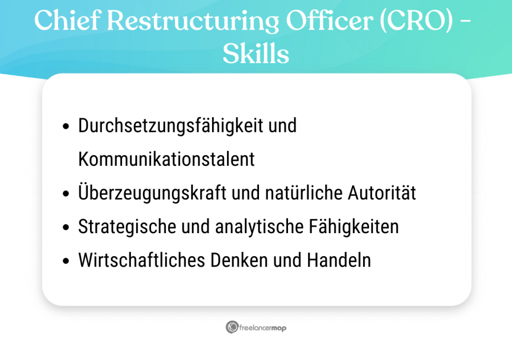 Diese Skills sollte ein Chief Restructuring Officer besitzen