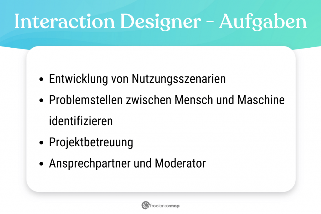 Aufgabenbereiche des Interaction Designers