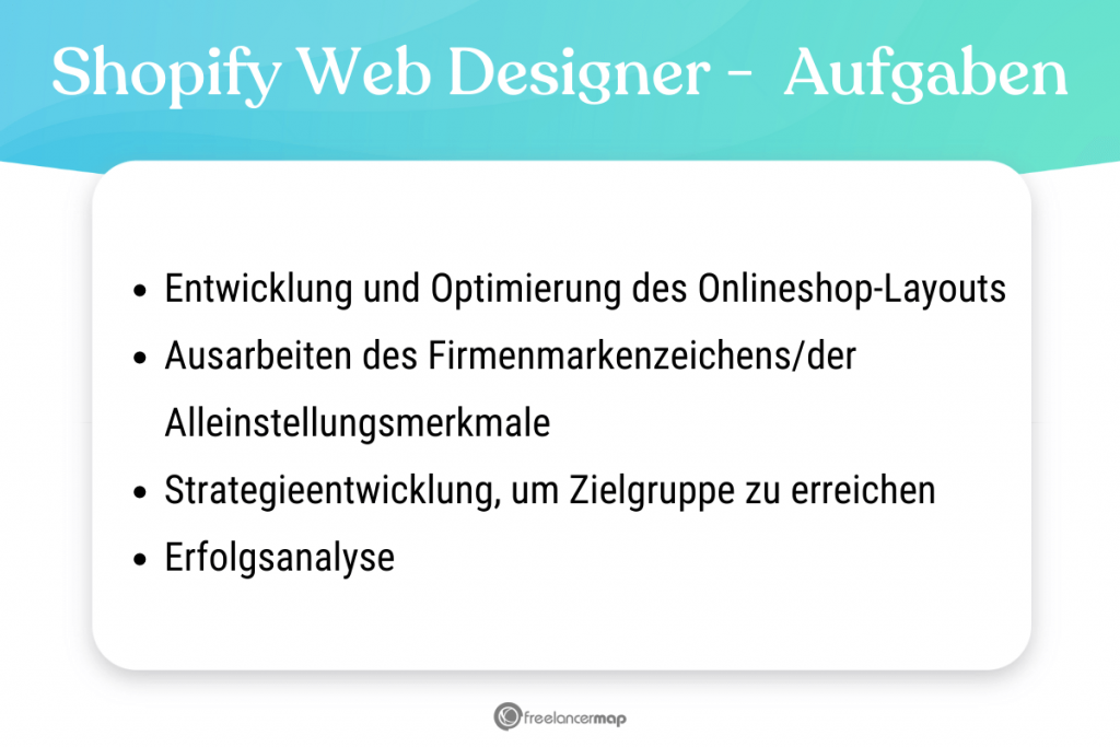 Aufgabenbereiche des Shopify Web Designers