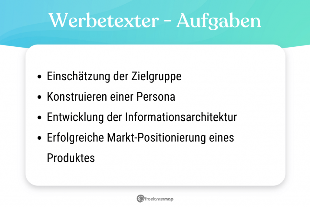 Aufgabenbereiche des Werbetexters