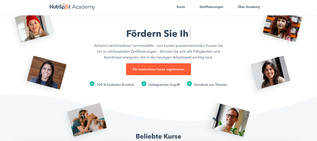 Hubspot Academy E-Learning-Plattform