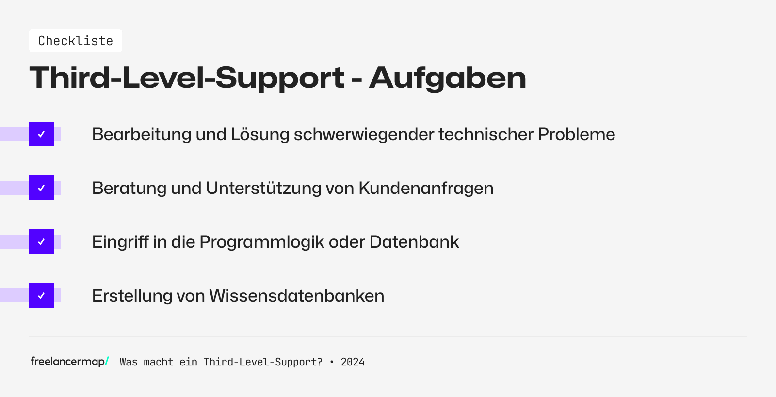 third level support aufgaben