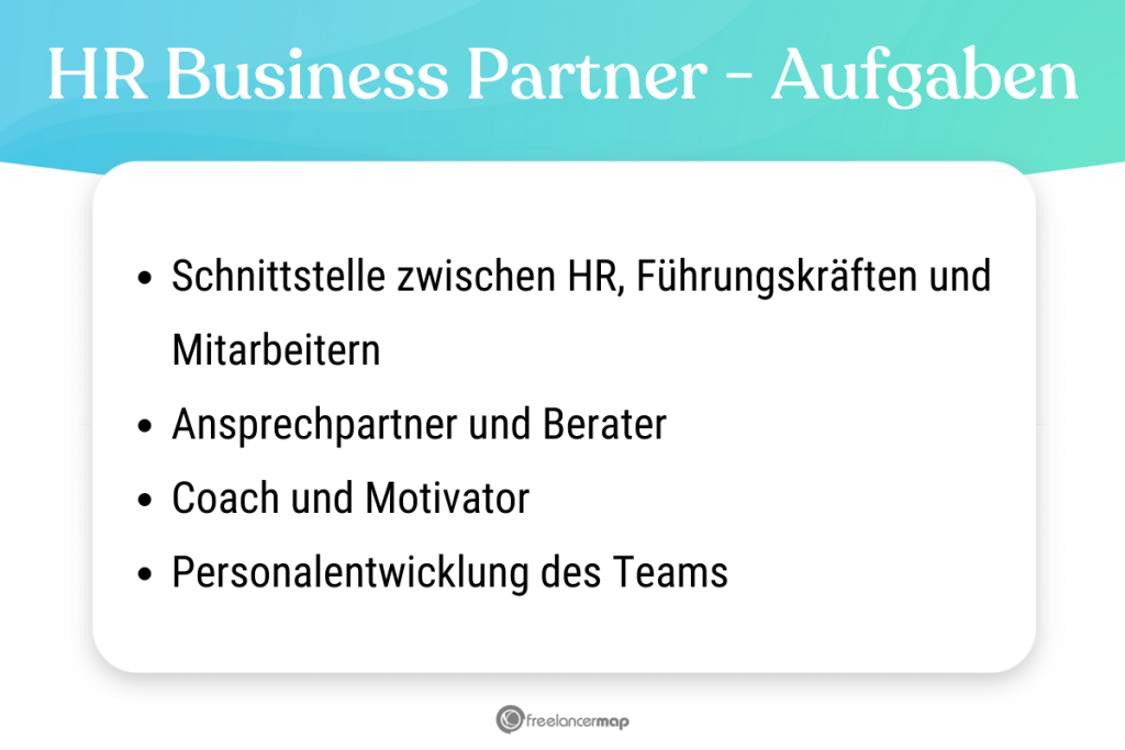 Aufgabenbereiche des HR Business Partners