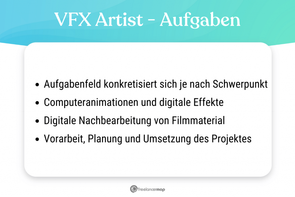 Aufgabenbereiche des VFX Artists