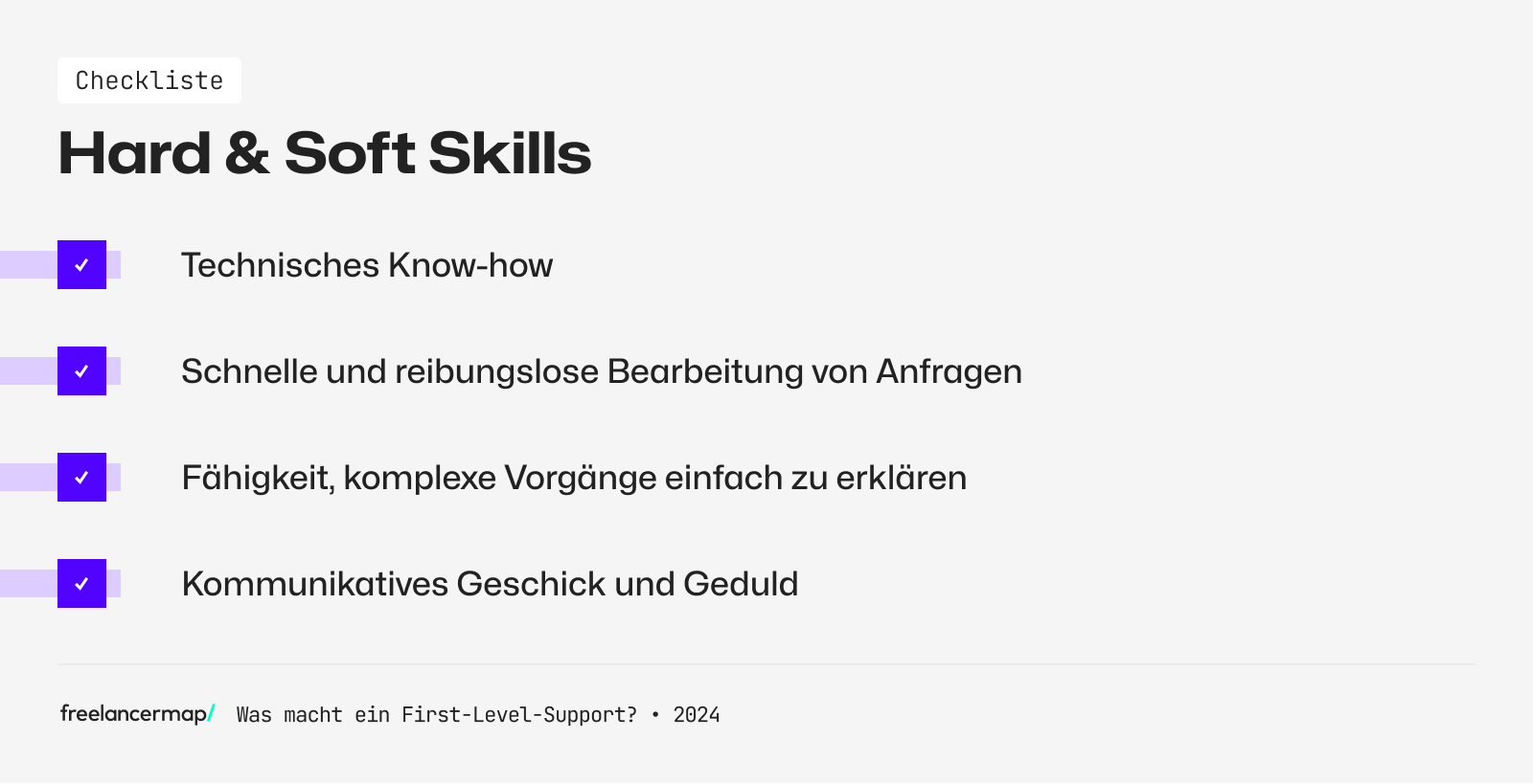 first level support skills
