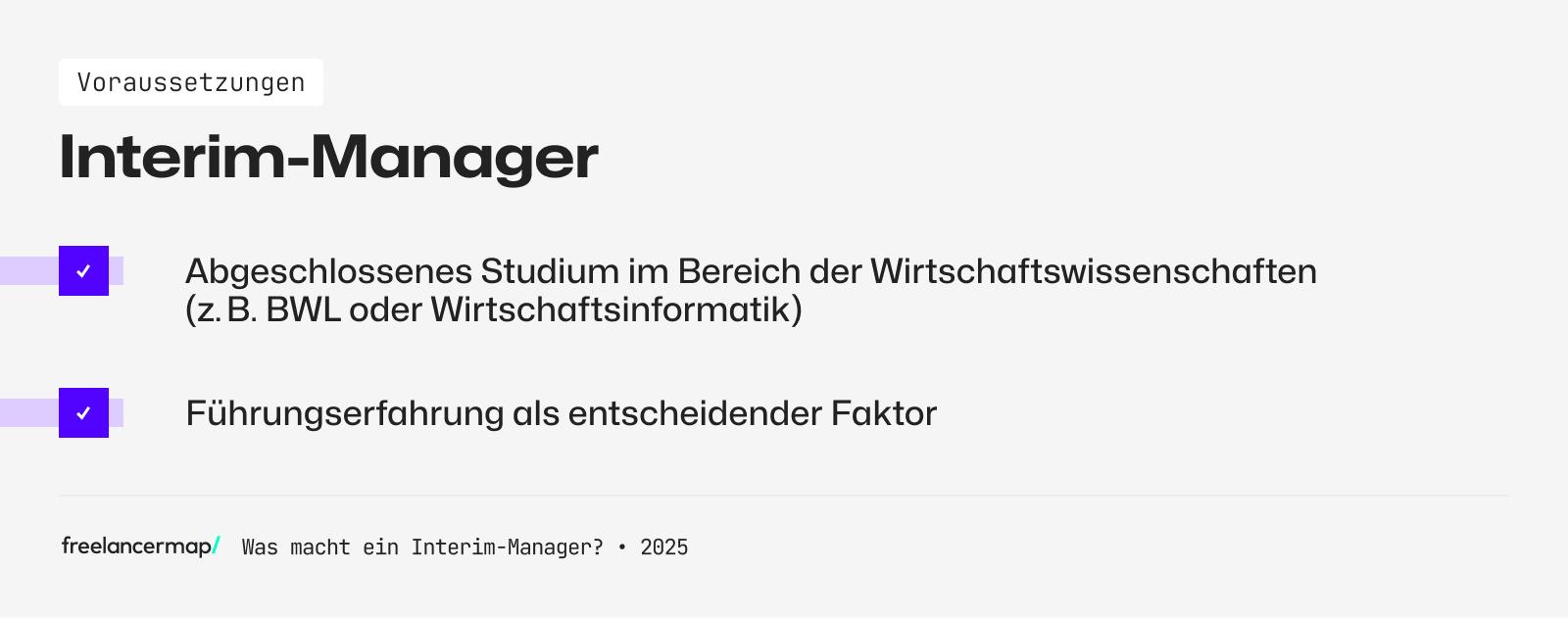 Wie wird man Interim Manager?