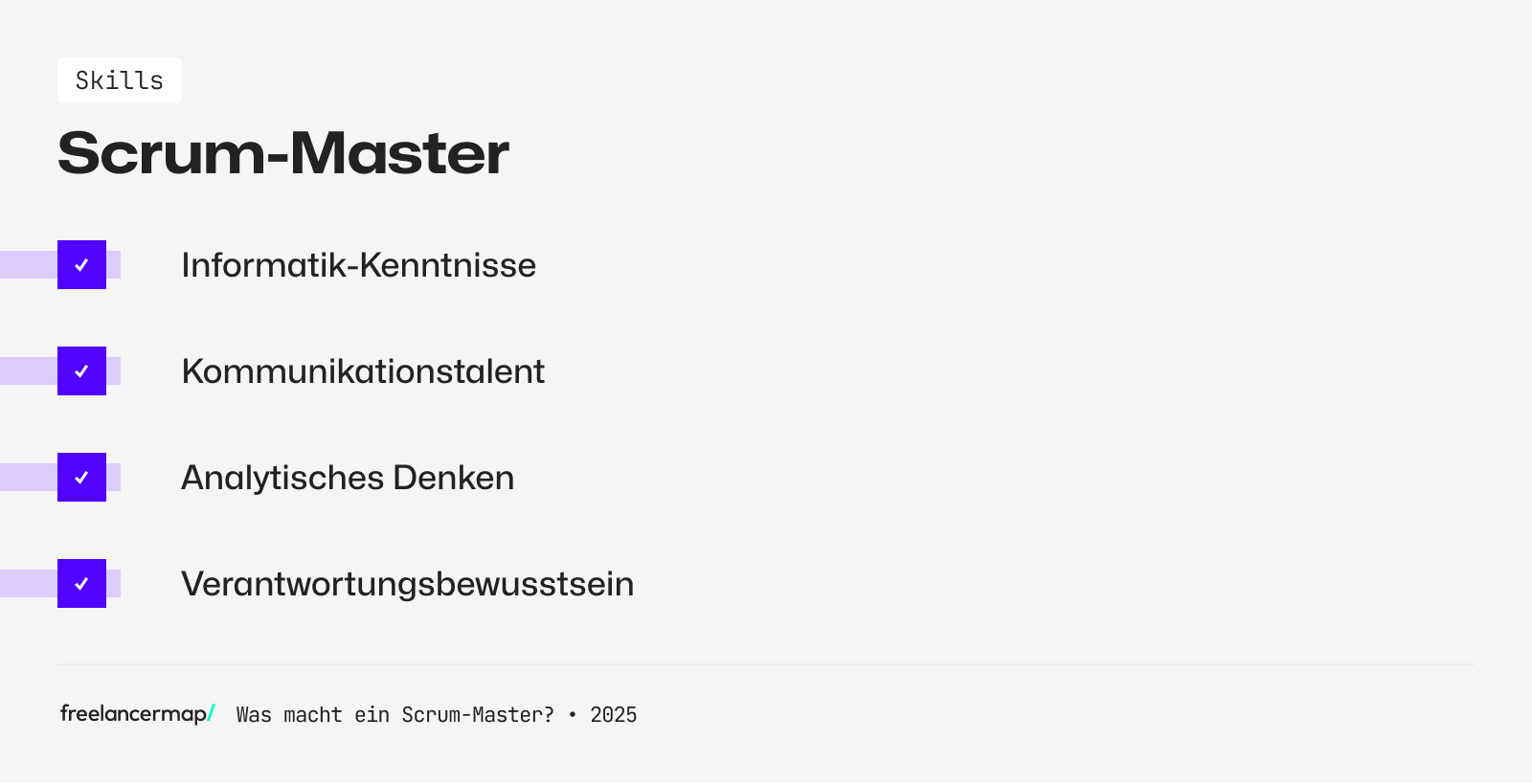 Skills eines Scrum-Masters
