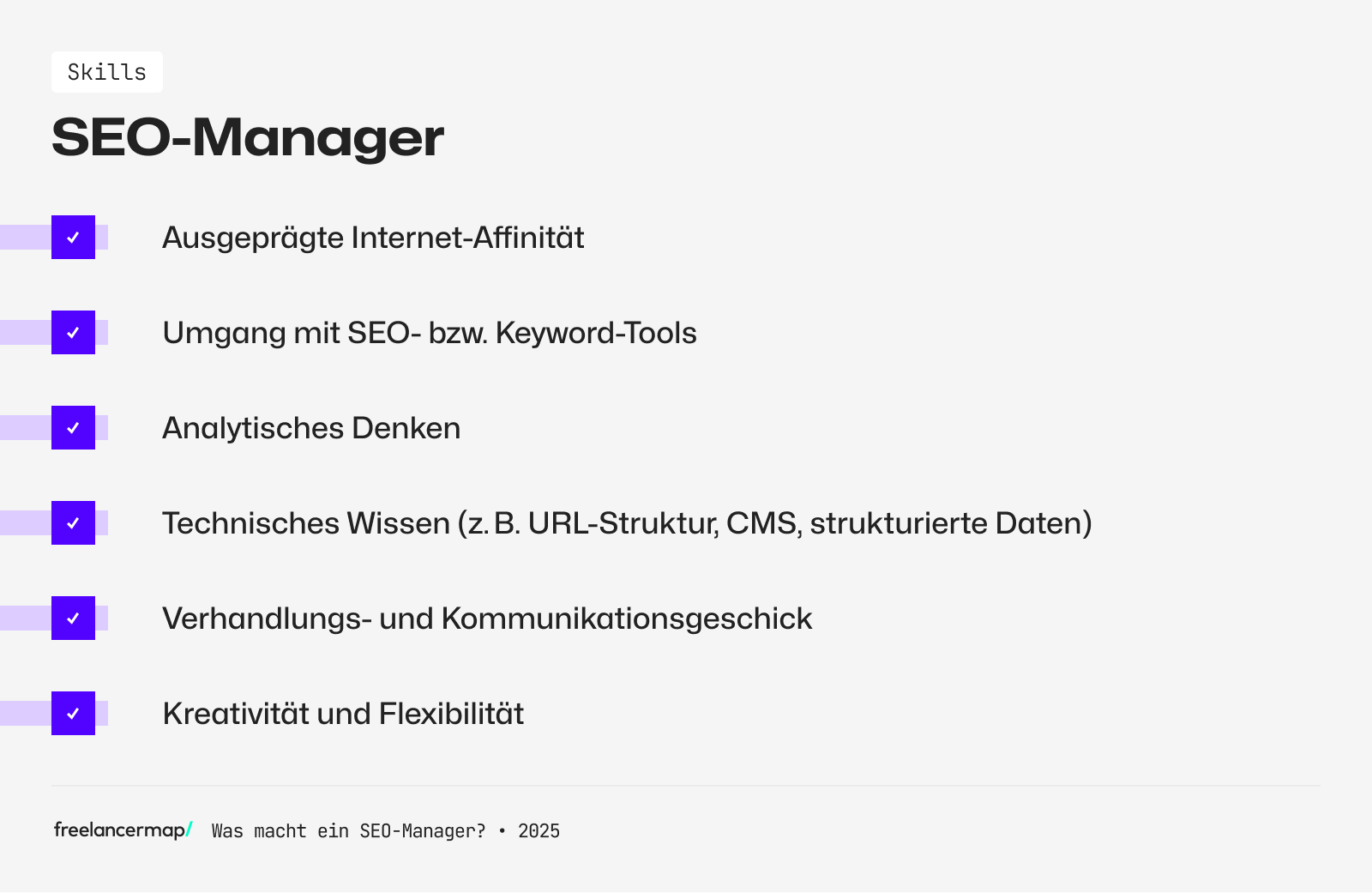 Fähigkeiten eines SEO-Managers