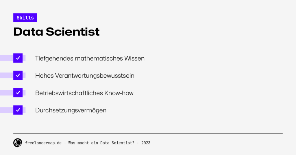 data scientist skills