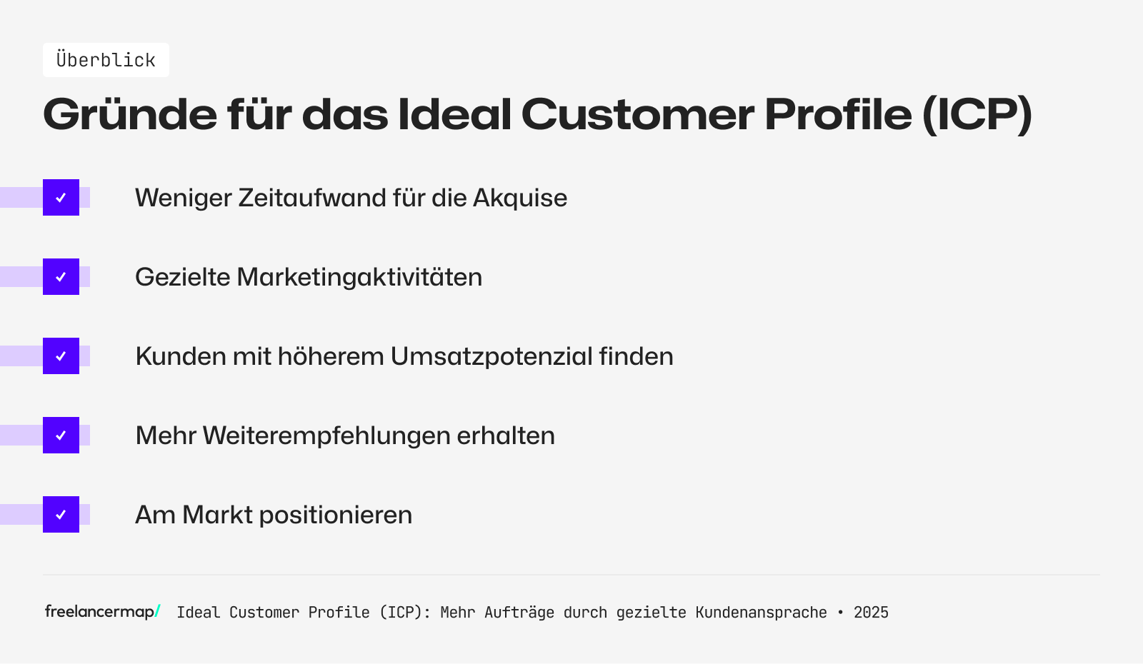 Gründe für das Ideal Customer Profile