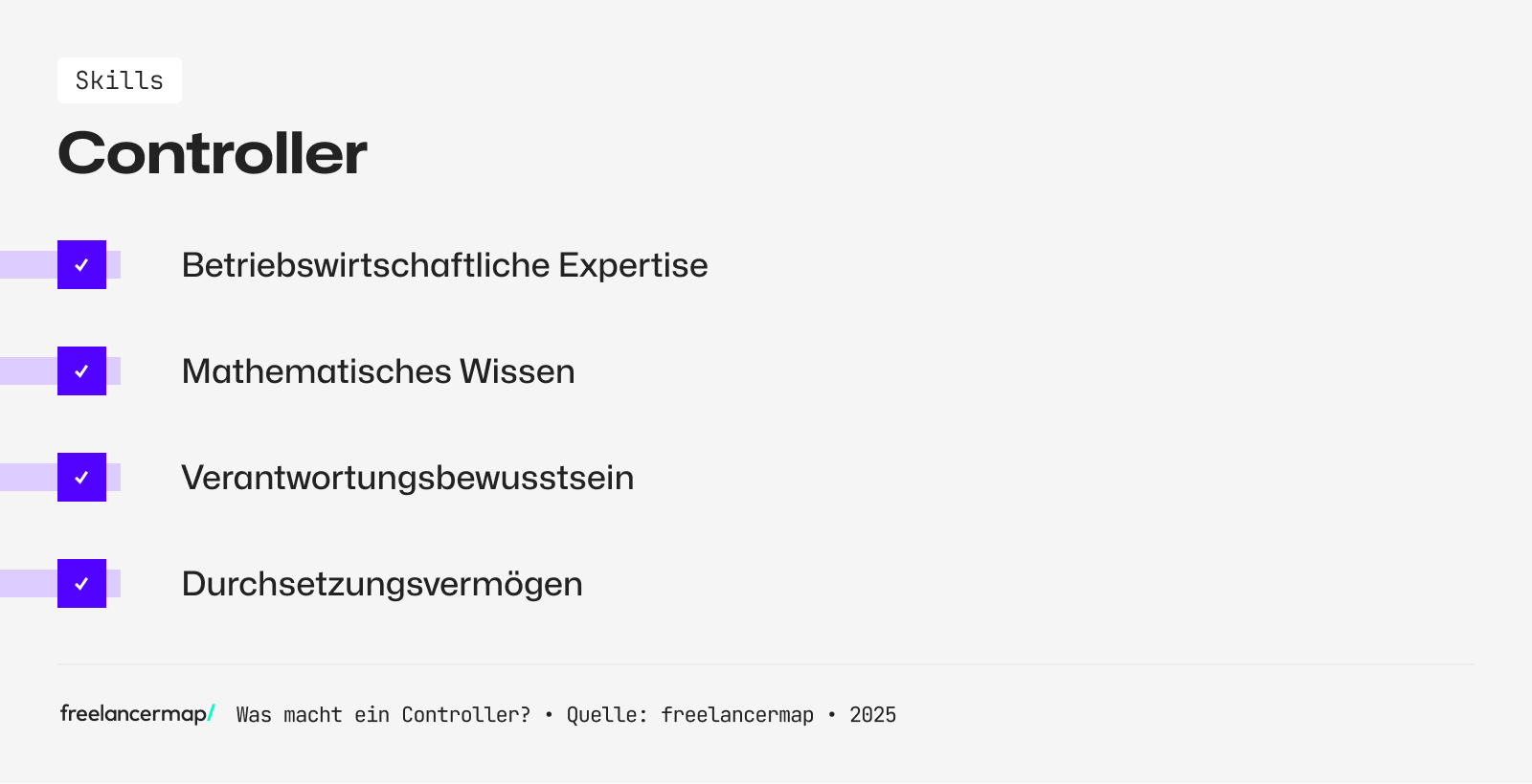 Ein Controller hat betriebswirtschaftliche Expertise
