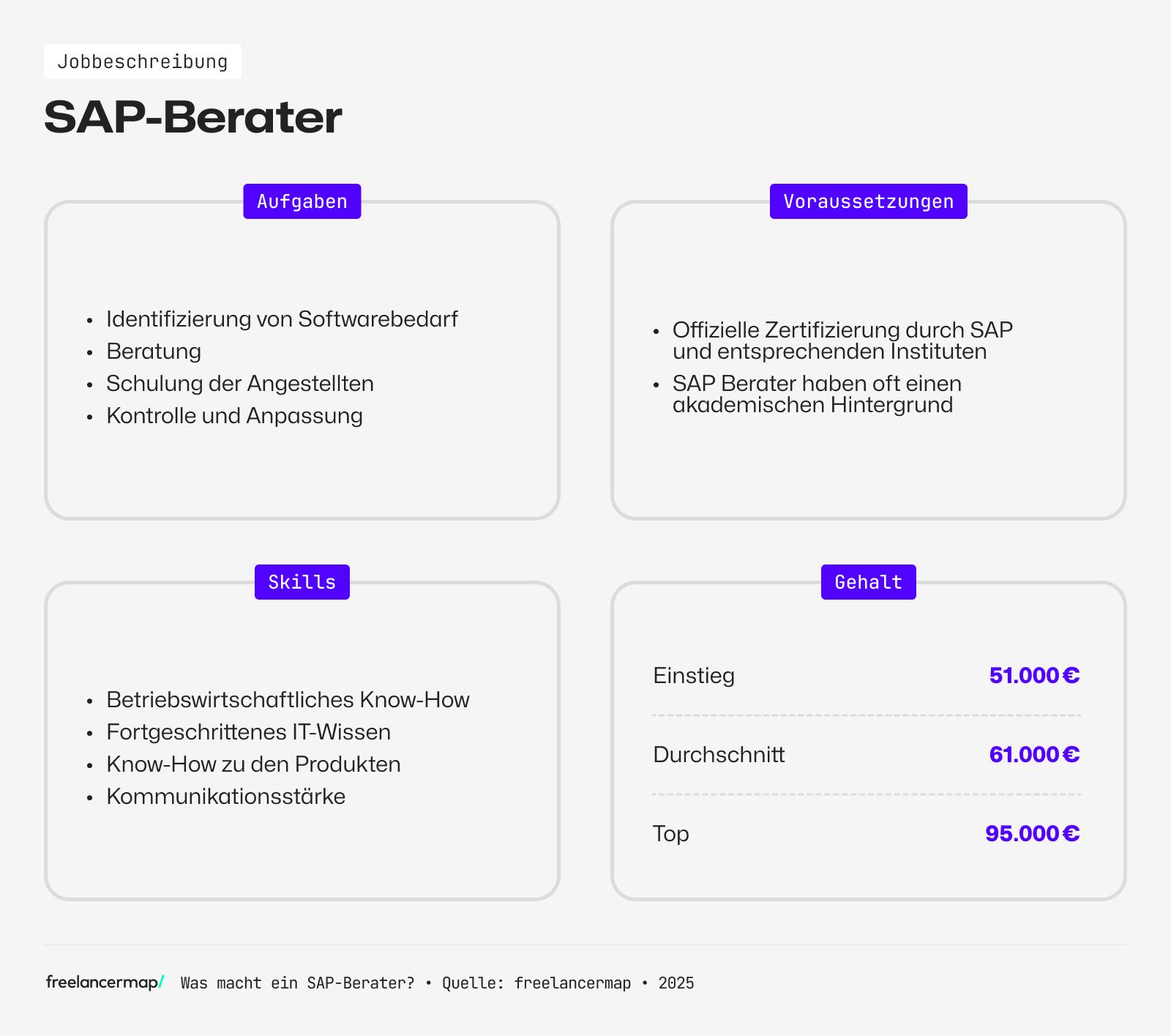 Ein SAP-Berater hat fortgeschrittenes IT-Wissen