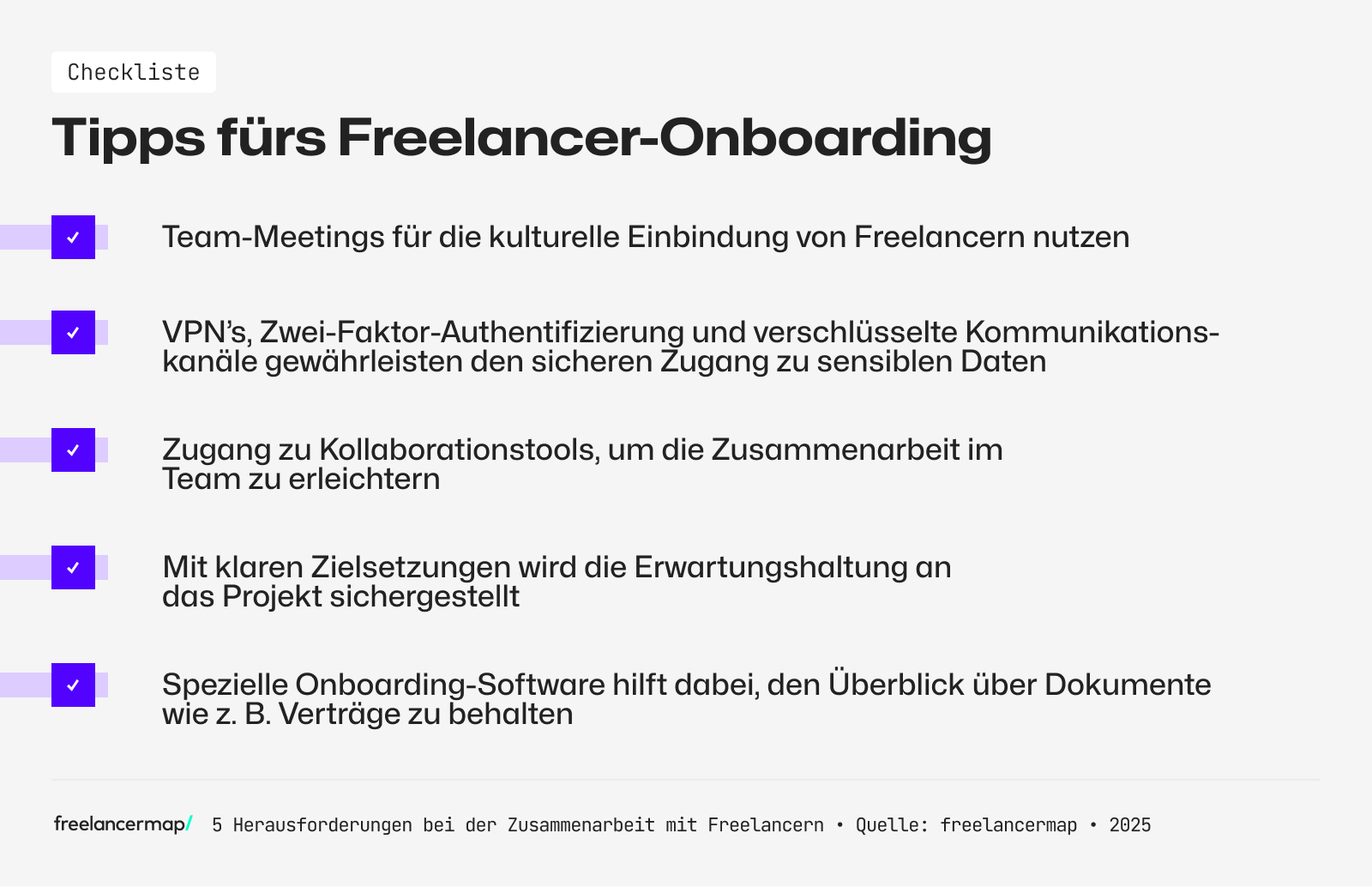 Ein Freelancer-Onboarding hilft bei der schnellen Einarbeitung in die Aufgabe